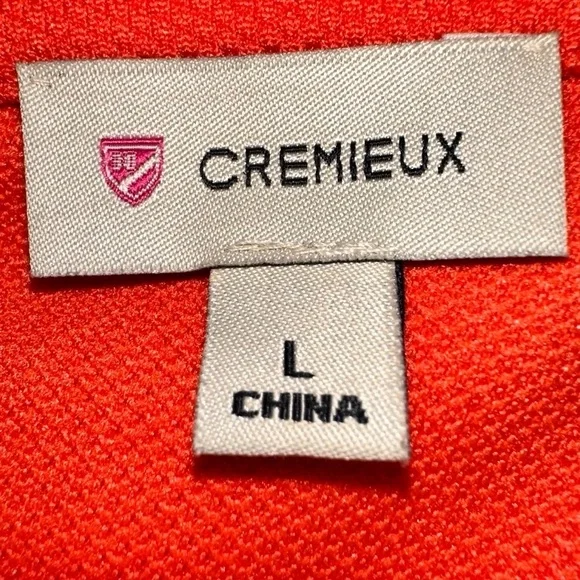 Cremieux Orange Peplum Knee Length Dress - Picture 4 of 5